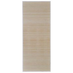 vidaXL Tapijten 2 st rechthoekig 120x180 cm bamboe natuurlijk