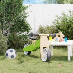 vidaXL Loopfiets voor kinderen 2-in-1 groen