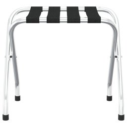 vidaXL Bagagerek 56x40x49 cm zwart en zilver
