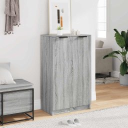 vidaXL Schoenenkast 59x35x100 cm bewerkt hout grijs sonoma eikenkleur