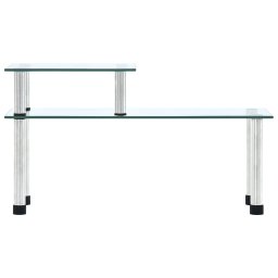 vidaXL Keukenschap 45x16x26 cm gehard glas transparent