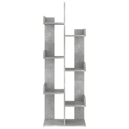 vidaXL Boekenkast 48x25,5x140 cm bewerkt hout betongrijs