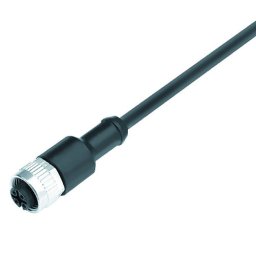 Binder 7734300000500050200 Sensorkabel | M12 Connector | Female Recht Moulded | A-codering | 5 Polig | 2 meter