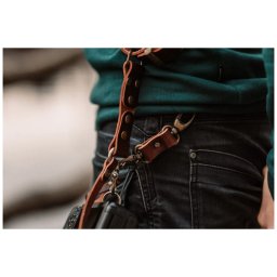 The Hantler Belt anchor Cognac