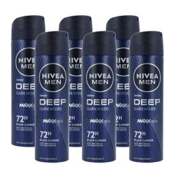 Nivea Men Deep Deodorant Spray Voordeelverpakking