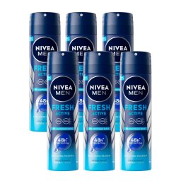 Nivea Men Fresh Active Deodorant Spray Voordeelverpakking