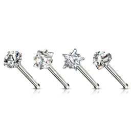 Voordeelset PVD 4 pack assortiment studs 0.8x6