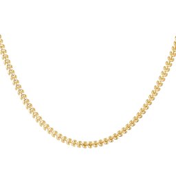 Ketting bladeren - goud