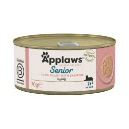 24x70g Applaws Senior Tonijn met zalm natvoer voor katten