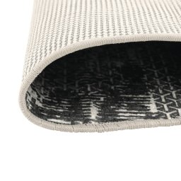 vidaXL Vloerkleed wasbaar Ø 120 cm meerkleurig