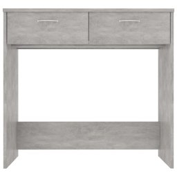 vidaXL Bureau 80x40x75 cm bewerkt hout betongrijs