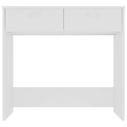 vidaXL Bureau 80x40x75 cm bewerkt hout wit