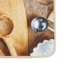 vidaXL Keukenmat wasbaar 60x180 cm meerkleurig