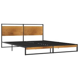 vidaXL Bedframe metaal 160x200 cm