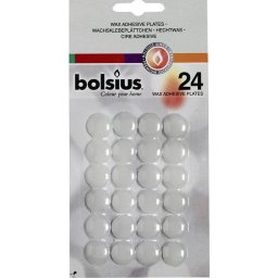 Hechtwasrondjes blister 24 stuks Wit