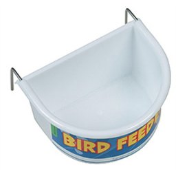HAPPY PET VOERBAK HALF ROND SMALL 7,5X5,5X3,5 CM