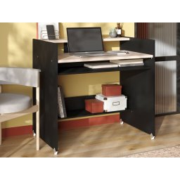 Bureau BACHETI 95 cm zwart