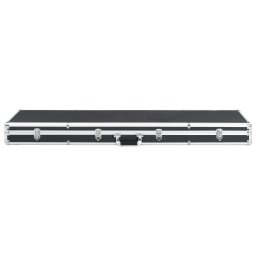 vidaXL Wapenkoffer 134x35x12 cm aluminium zwart