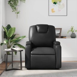 vidaXL Massagestoel verstelbaar kunstleer zwart