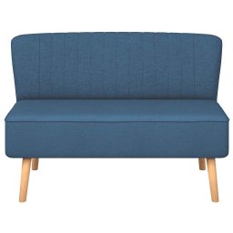 vidaXL Bank 117x55,5x77 cm stof blauw