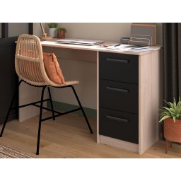 Bureau INFINITY 3 lades brooklyn eik
