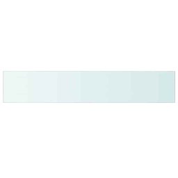 vidaXL Wandschap transparant 110x20 cm glas