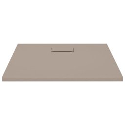 vidaXL Douchebak 80x80 cm SMC bruin