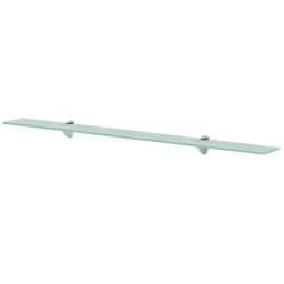 vidaXL Schappen zwevend 2 st 100x20 cm 8 mm glas