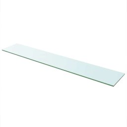 vidaXL Schappen 2 st 110x20 cm glas transparant