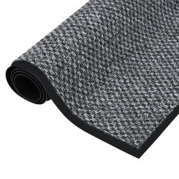 vidaXL Deurmat 80x120 cm grijs