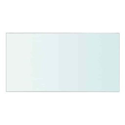 vidaXL Wandschap transparant 30x15 cm glas