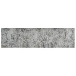 vidaXL Keukenmat wasbaar betonprint 45x150 cm fluweel
