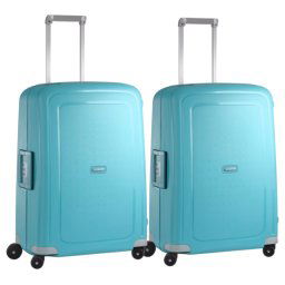 Samsonite S'Cure Spinner 69cm Aqua Blue Duo Kofferset