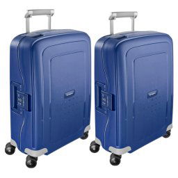 Samsonite S'Cure Spinner 55cm Dark Blue Duo Kofferset