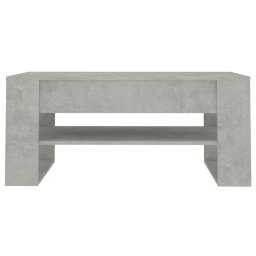 vidaXL Salontafel 102x55x45 cm bewerkt hout betongrijs