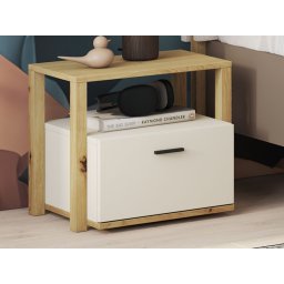 Nachtkastje LENAXO 1 lade kasjmier