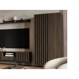 Kast PELOSA 2 deuren portland eik/zwart