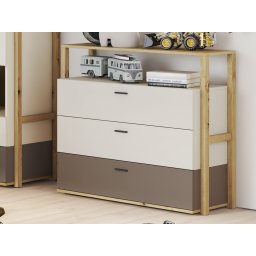 Commode LENAXO 3 lades kasjmier