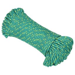 vidaXL Boottouw 4 mm 50 m polypropyleen groen