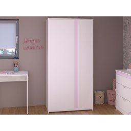 Kledingkast PICHOUEK 2 deuren wit