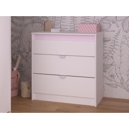 Commode PICHOUEK 3 lades wit