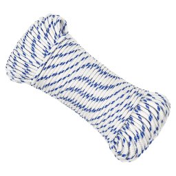 vidaXL Boot touw 3 mm 100 m polypropyleen wit