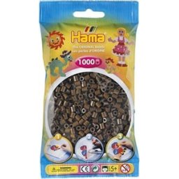 Hama - Strijkkralen Bruin (1000 stuks)