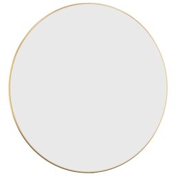 vidaXL Wandspiegel rond Ø60 cm goudkleurig