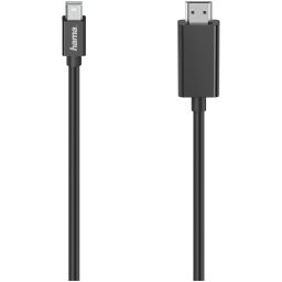 Hama Video-kabel, Mini-DP-stekker - HDMIO-stekker, Ultra-HD 4K, 1,50 m HDMI kabel Zwart
