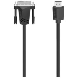 Hama DVI to HDMI Adapterkabel 1.50M Optische kabel Zwart