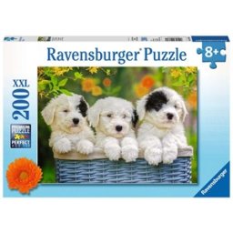 Schattige Puppies Puzzel (200 XXL stukjes)