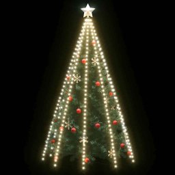 vidaXL Kerstboomverlichting met 400 LED's koudwit net 400 cm