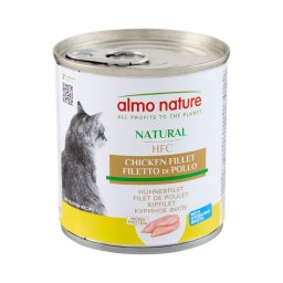 24x280g Kipfilet Almo Nature HFC Natural Kattenvoer