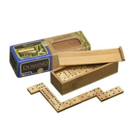Domino, dubbel 6 (bamboe)